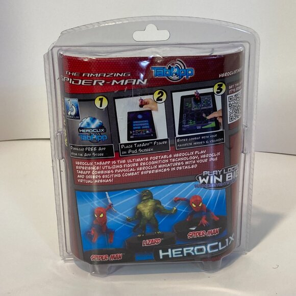 The Amazing SPIDER-MAN Heroclix Marvel Comics HEROCLIX 3 PACK TABAPP TOY - Picture 8 of 16